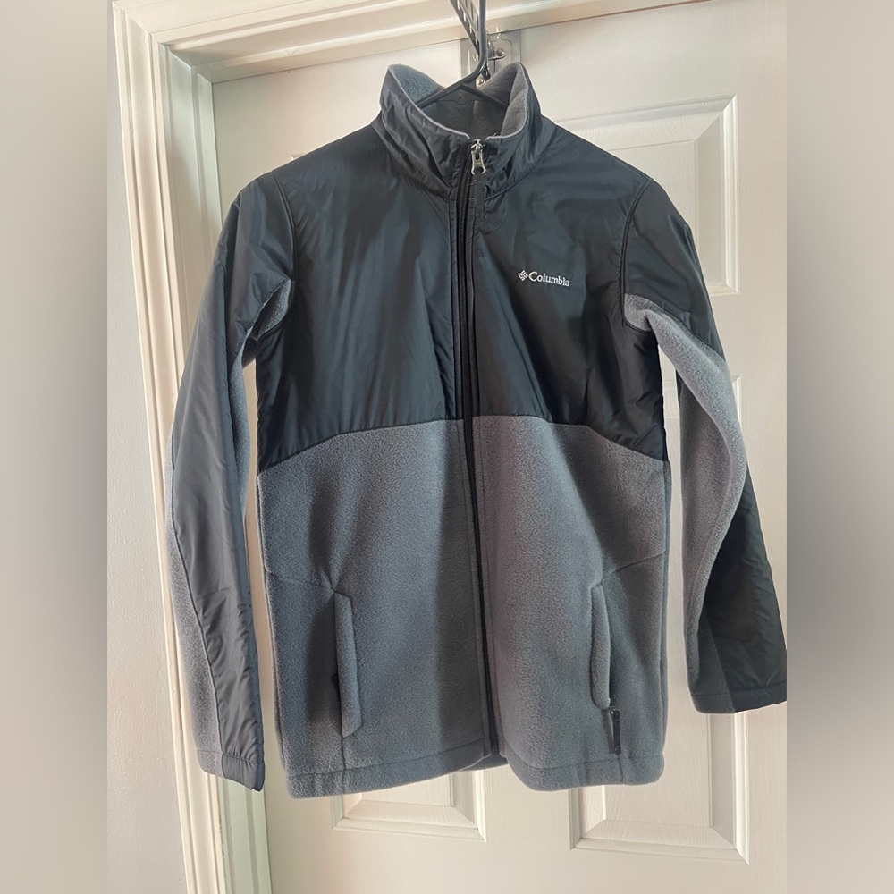 Columbia Black and Gray Softshell Jacket